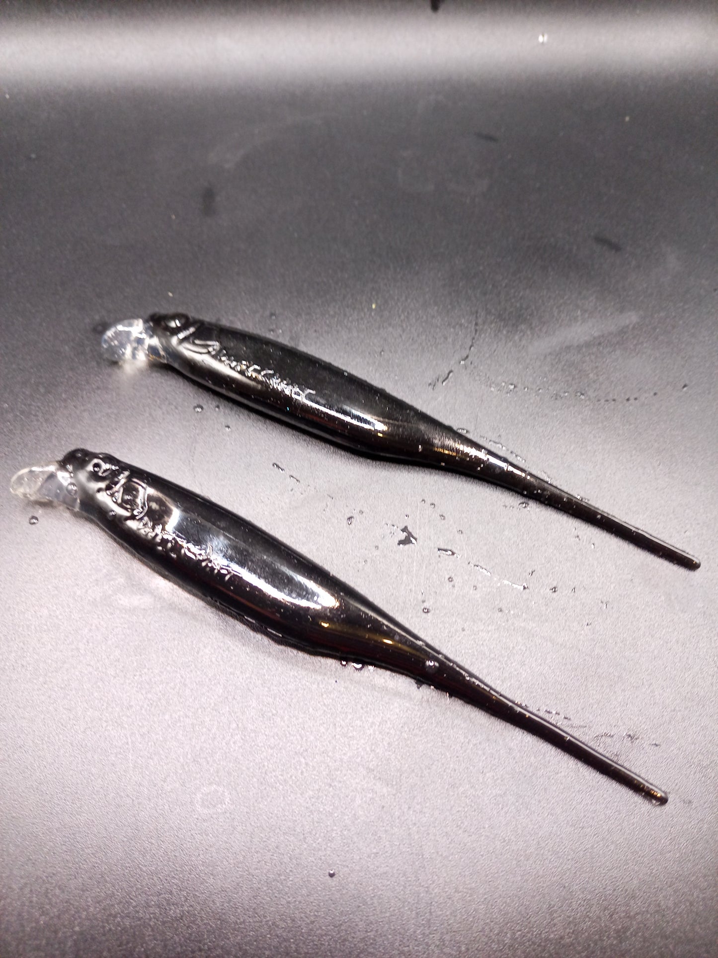Fly Shad© 6" Black x4
