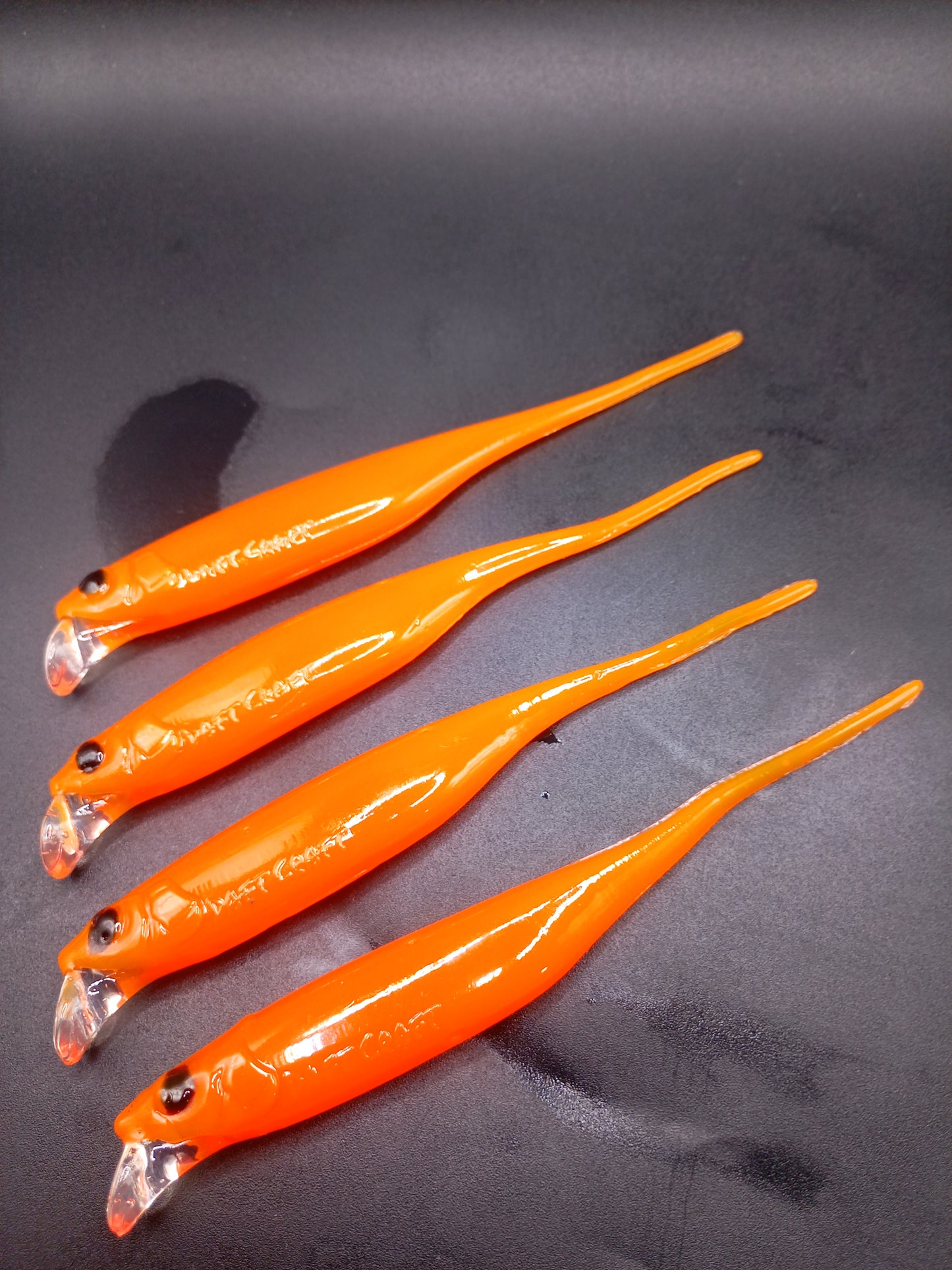 Fly Shad© 6" Orange x4