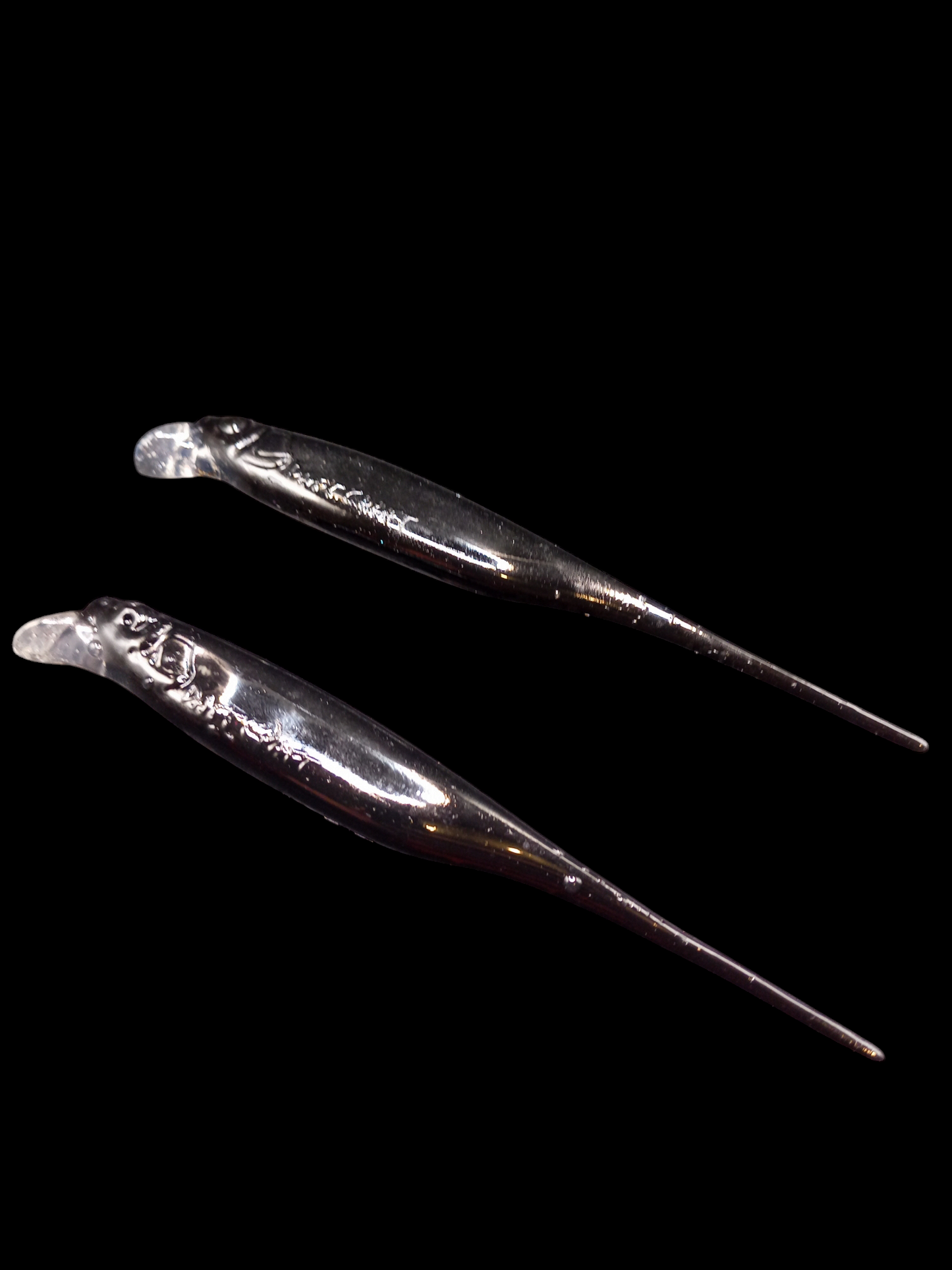 Fly Shad© 6" Black x4