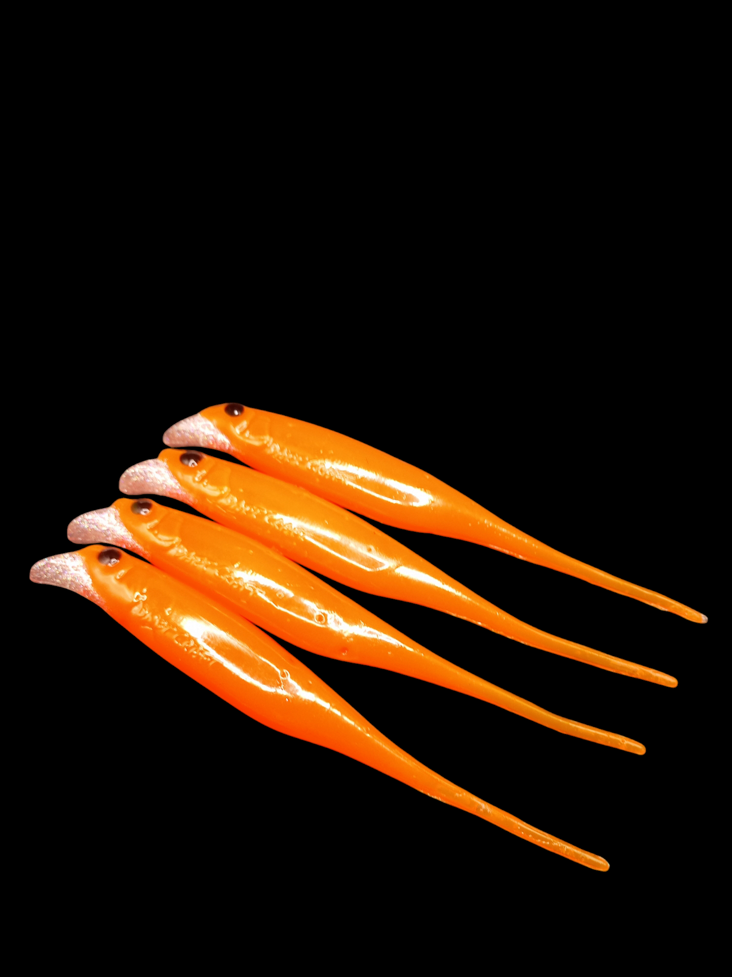 Fly Shad© 6" Orange x4