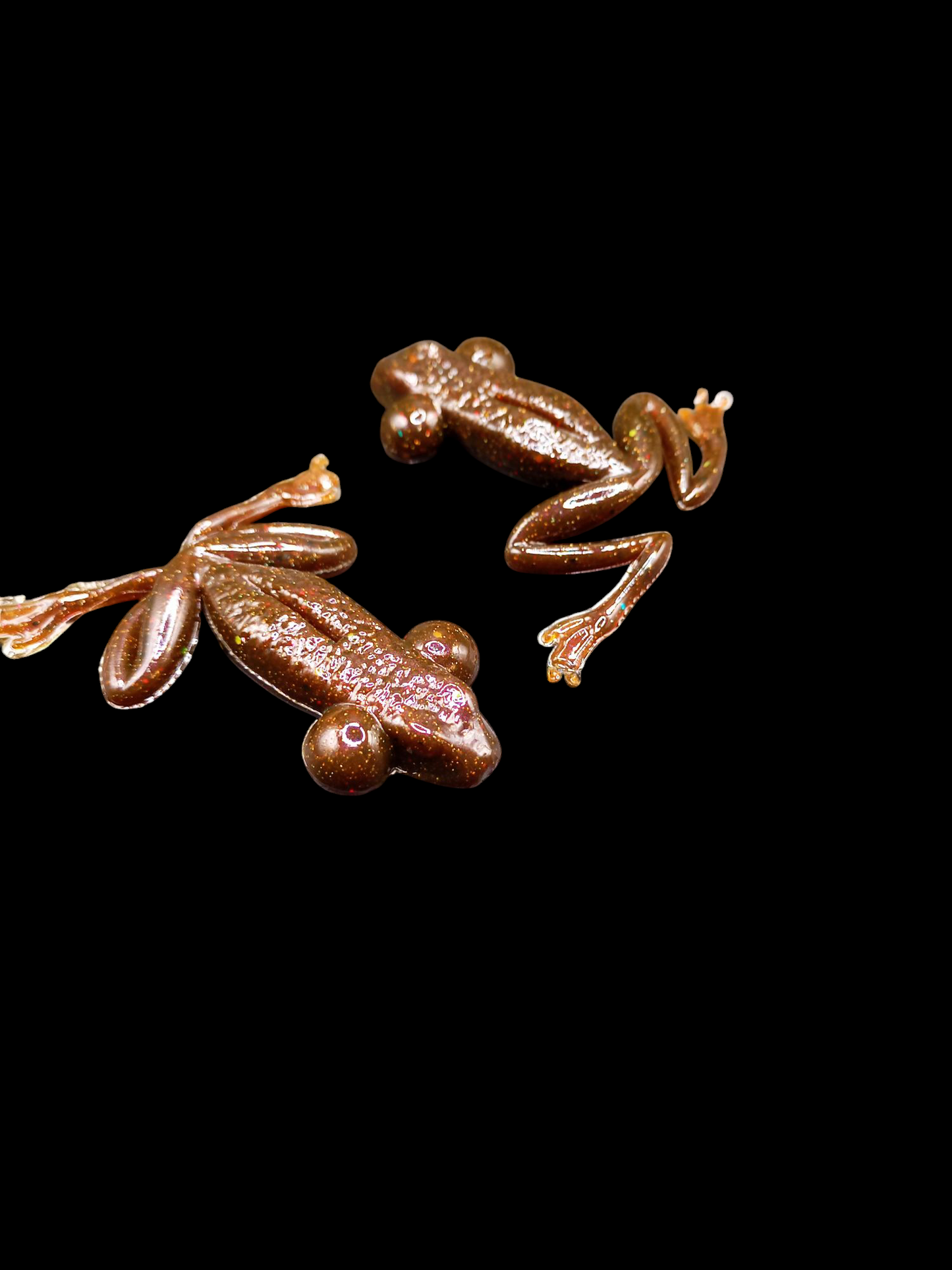 Anura Frog© SOFT Sinking 2,3"-4,3" Green Choco multi flk x8