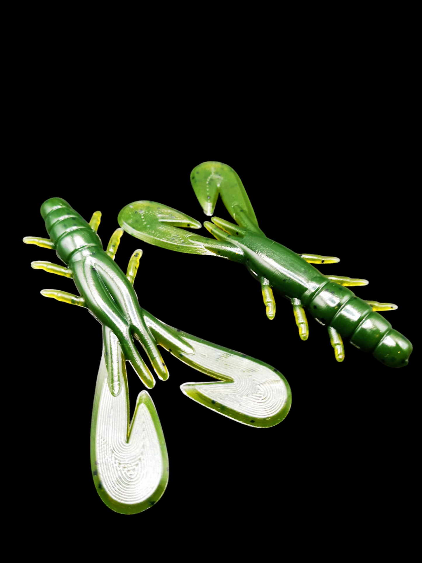 HyperCraw 3,5" Green Watermelon Blk Flk x8