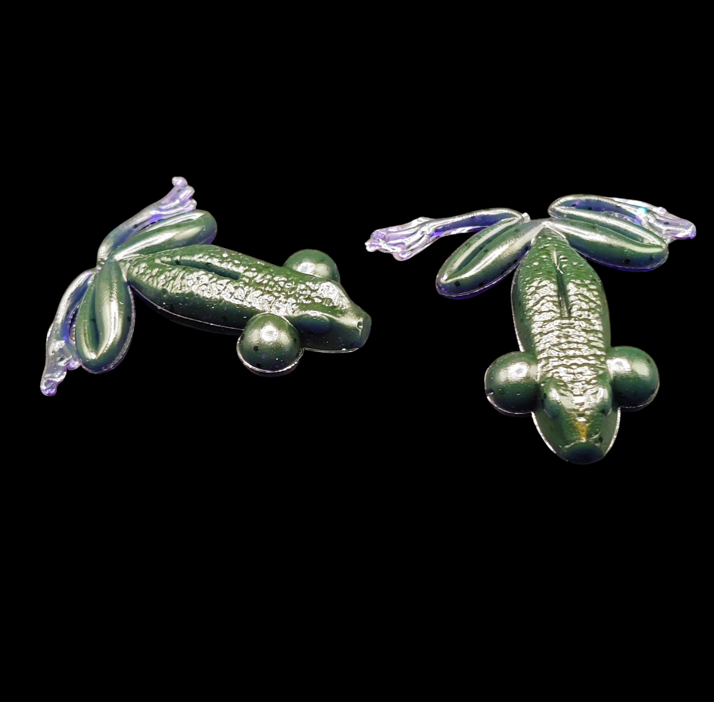 Anura Frog© SOFT Sinking 2,3"-4,3" Indigo Motor Oil blk flk x8
