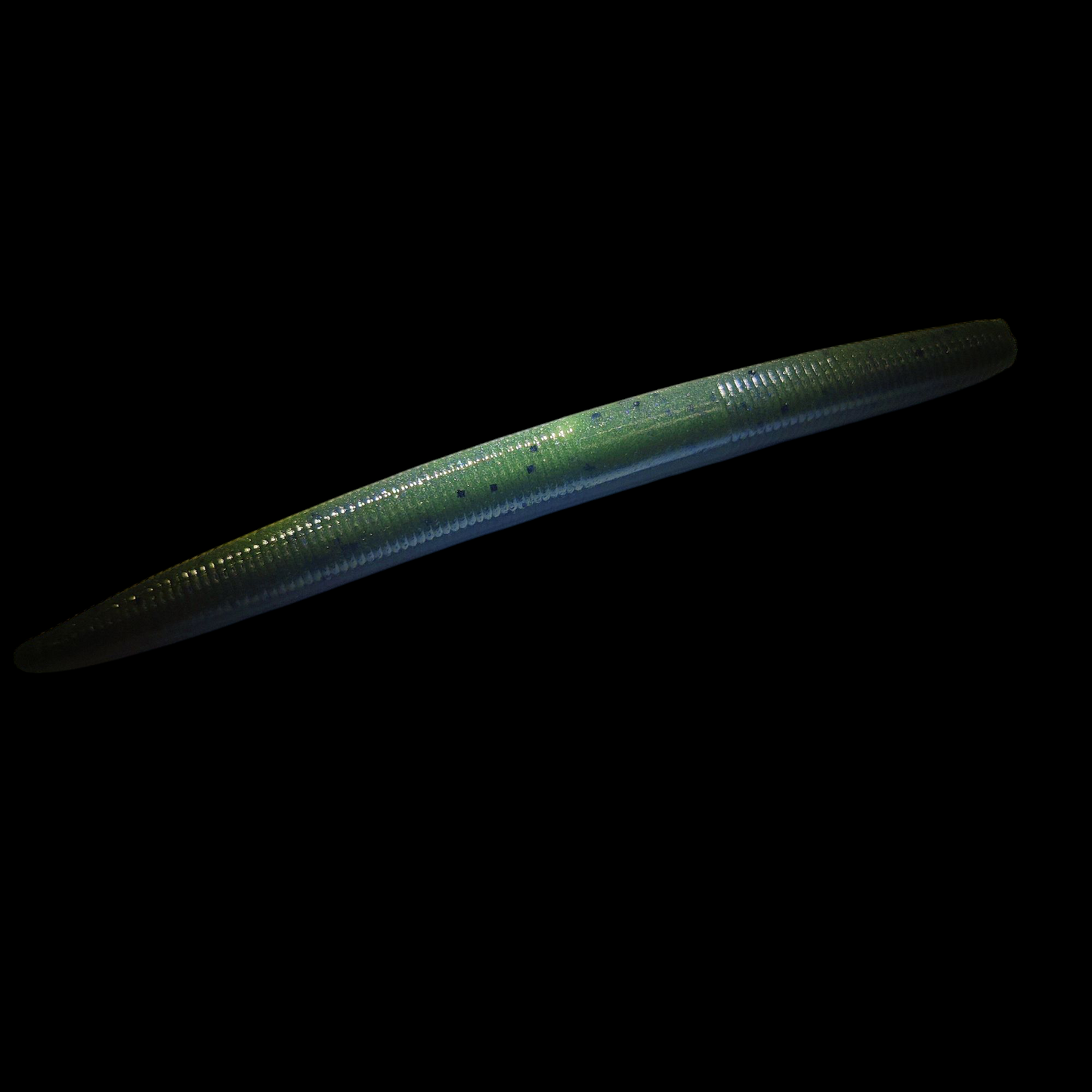 Worm5" Green Oliv Phospho Blk Flk x8