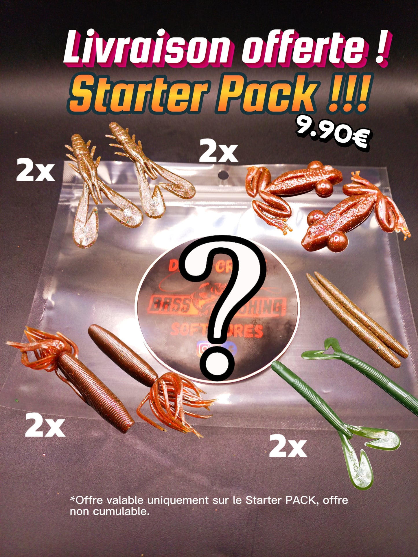 Starter PACK x8 + (Envoi offert*)