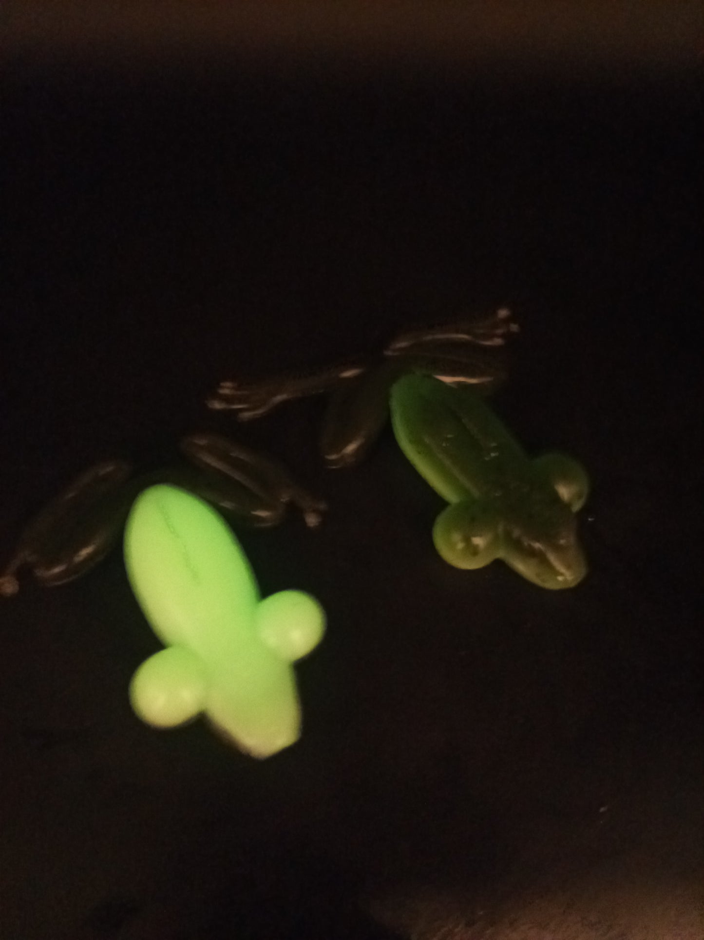 Anura Frog© SOFT Sinking 2,3"-4,3" Replica Édition spéciale Phospho x8