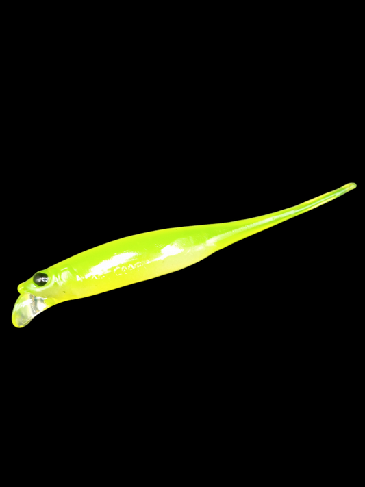 Fly Shad© 6"  Chartreuse Lime x4