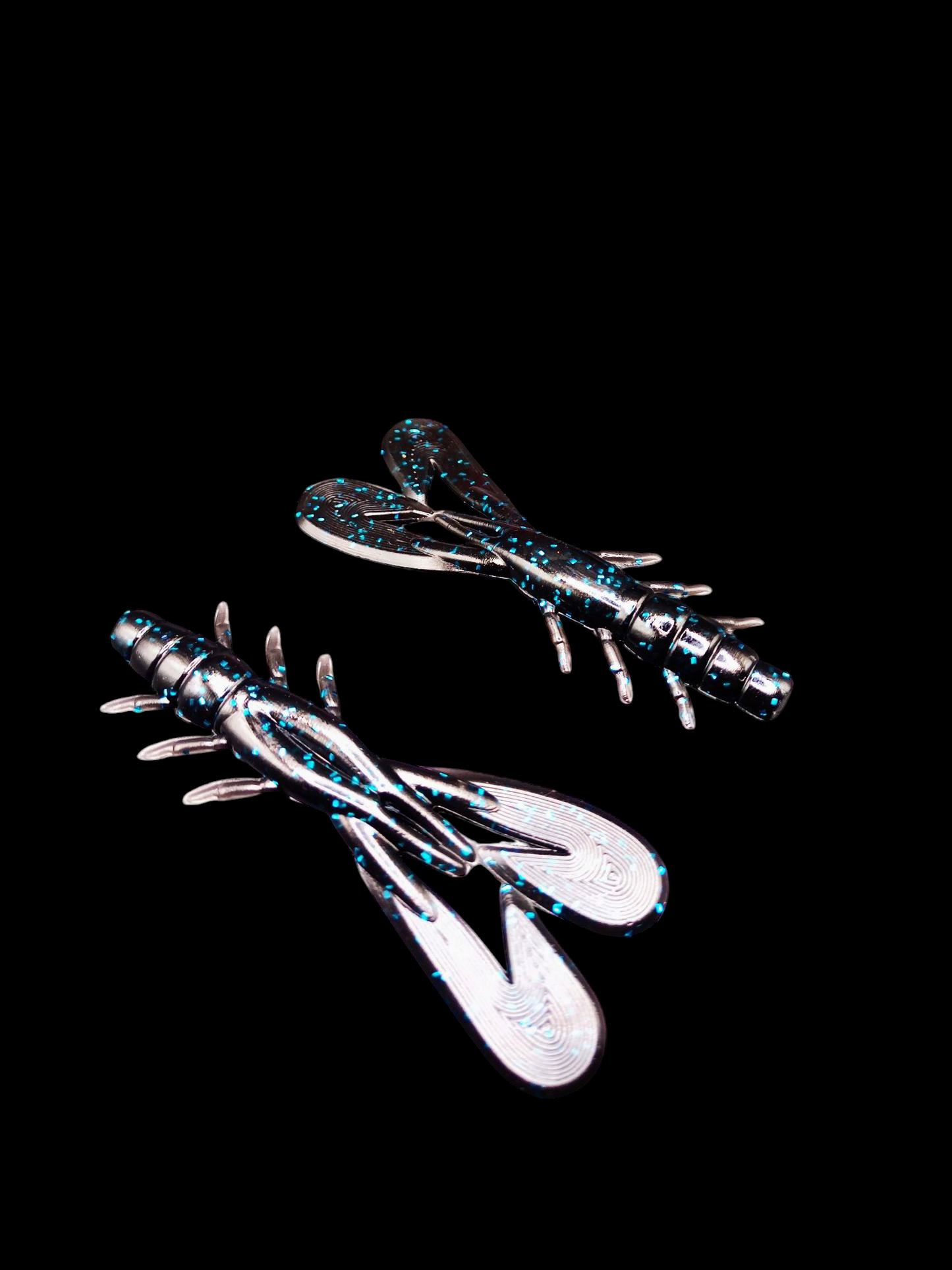Hypercraw 3.5" Black, Blue flk x8
