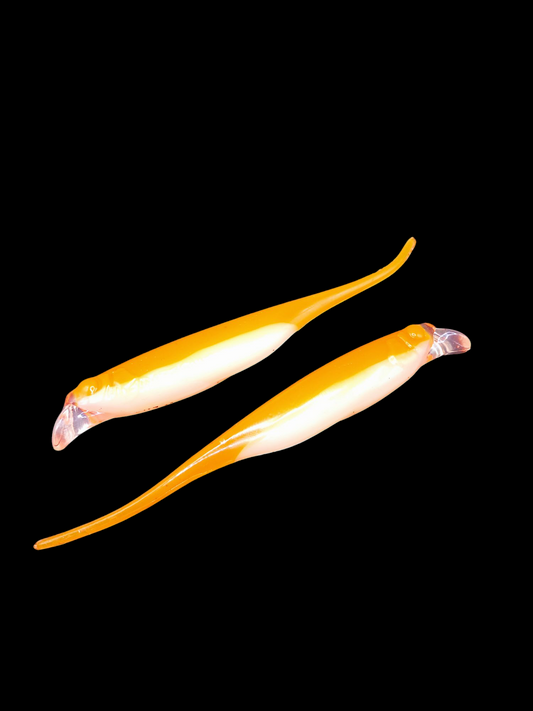 Fly Shad© 6" Bone Surimi x4